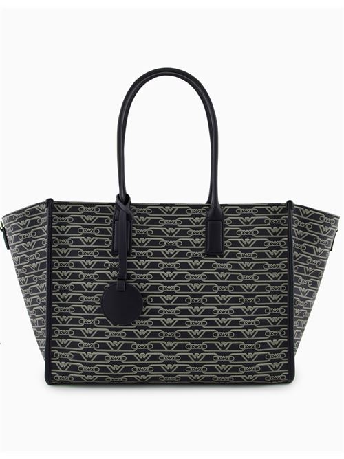 EMPORIO ARMANIborsa con tracolla logata EMPORIO ARMANI | EW000370 AF11951NERO ECRU